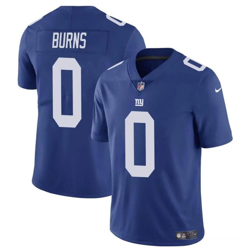 Men's New York Giants #0 Brian Burns Blue Vapor Untouchable Limited Stitched Jersey Men's New York Giants #0 Brian Burns Blue Vapor Untouchable Limited Stitched Jersey