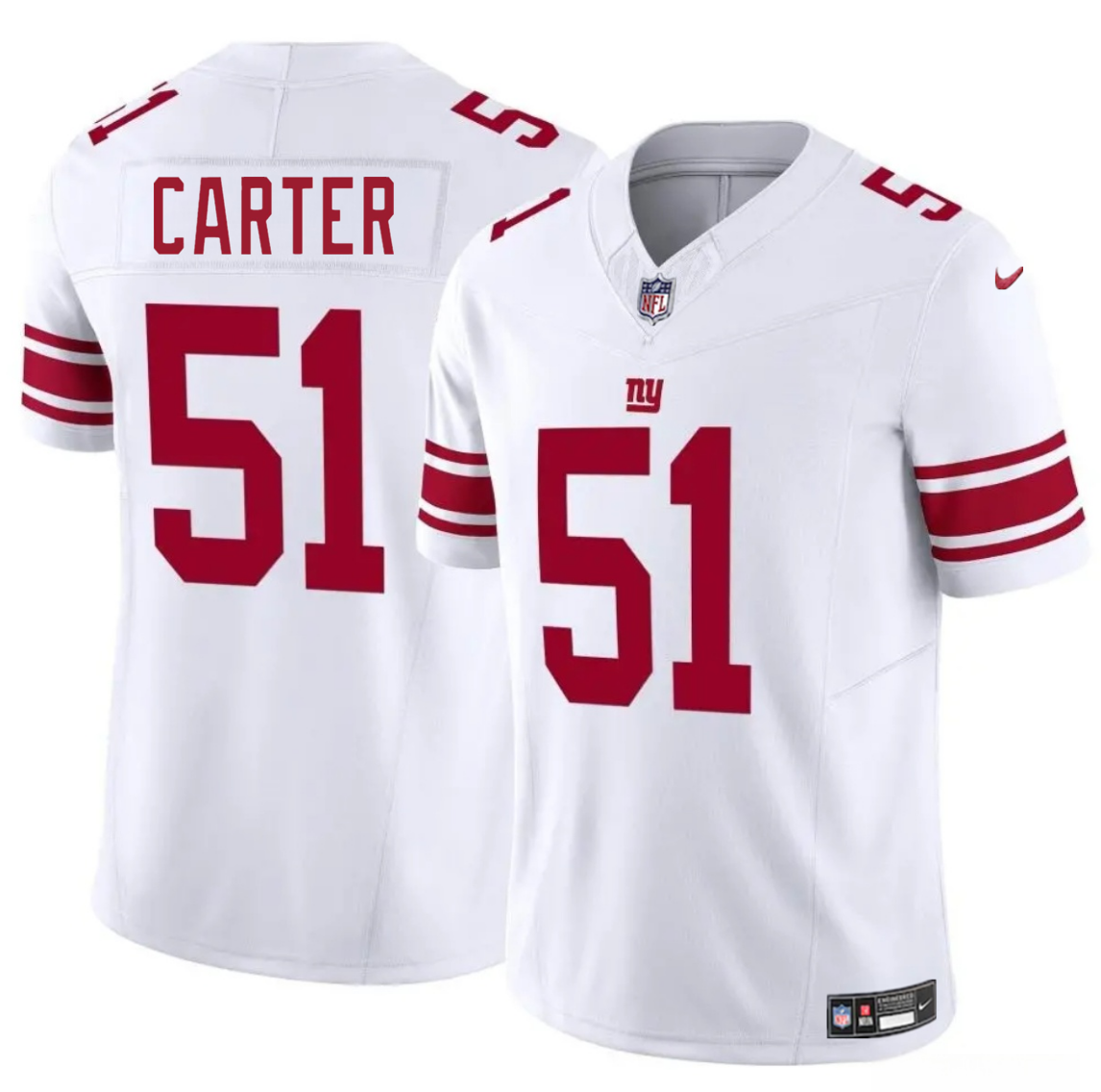 Men's New York Giants #51 Abdul Carter White 2025 Draft F.U.S.E. Vapor Untouchable Limited Stitched Jersey Men's New York Giants #51 Abdul Carter White 2025 Draft F.U.S.E. Vapor Untouchable Limited Stitched Jersey