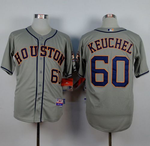 Astros #60 Dallas Keuchel Grey Cool Base Stitched MLB Jersey Astros #60 Dallas Keuchel Grey Cool Base Stitched MLB Jersey