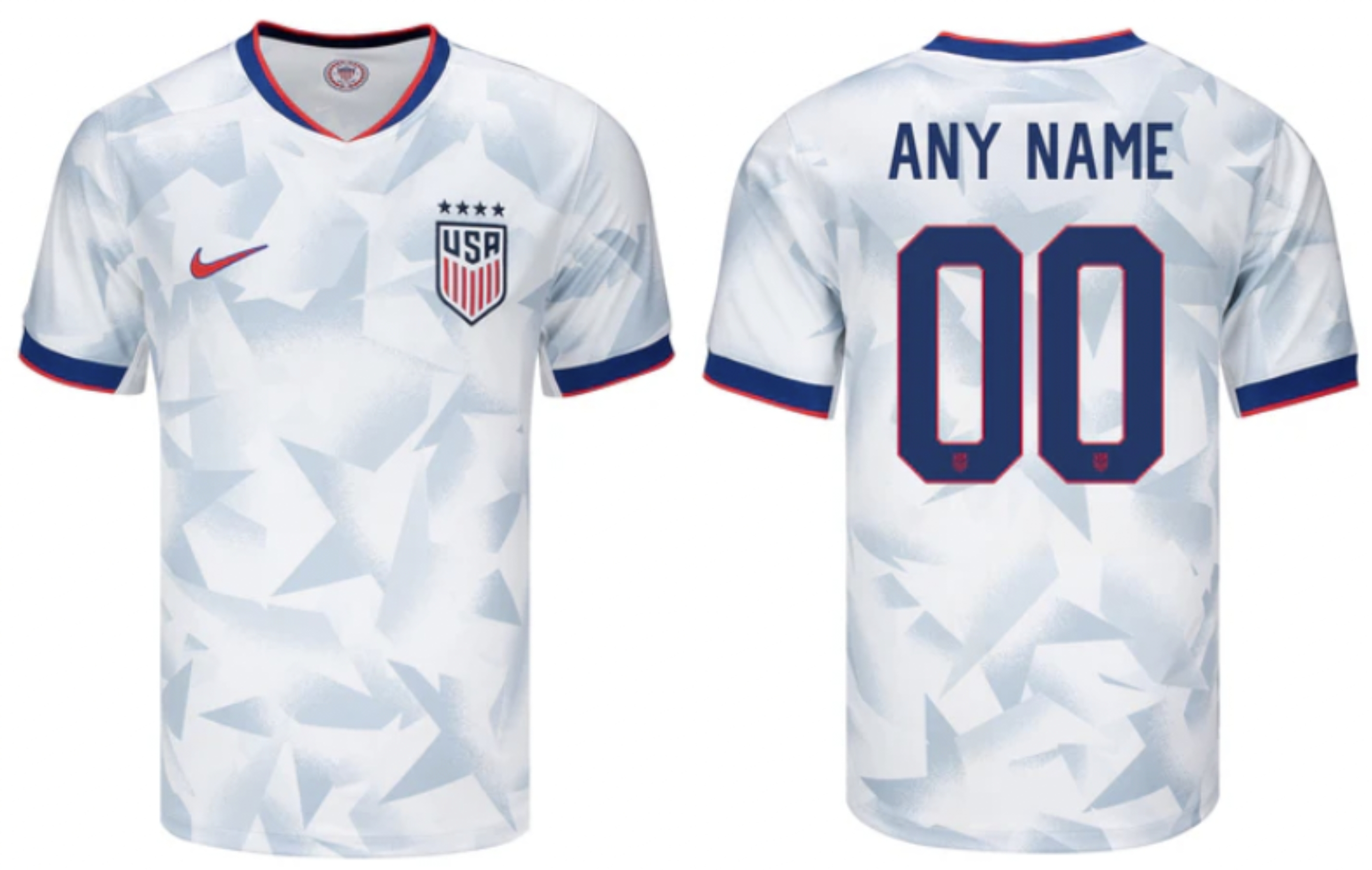 Men's American Team Custom 2025 Personalized Brilliant Home Match Jersey