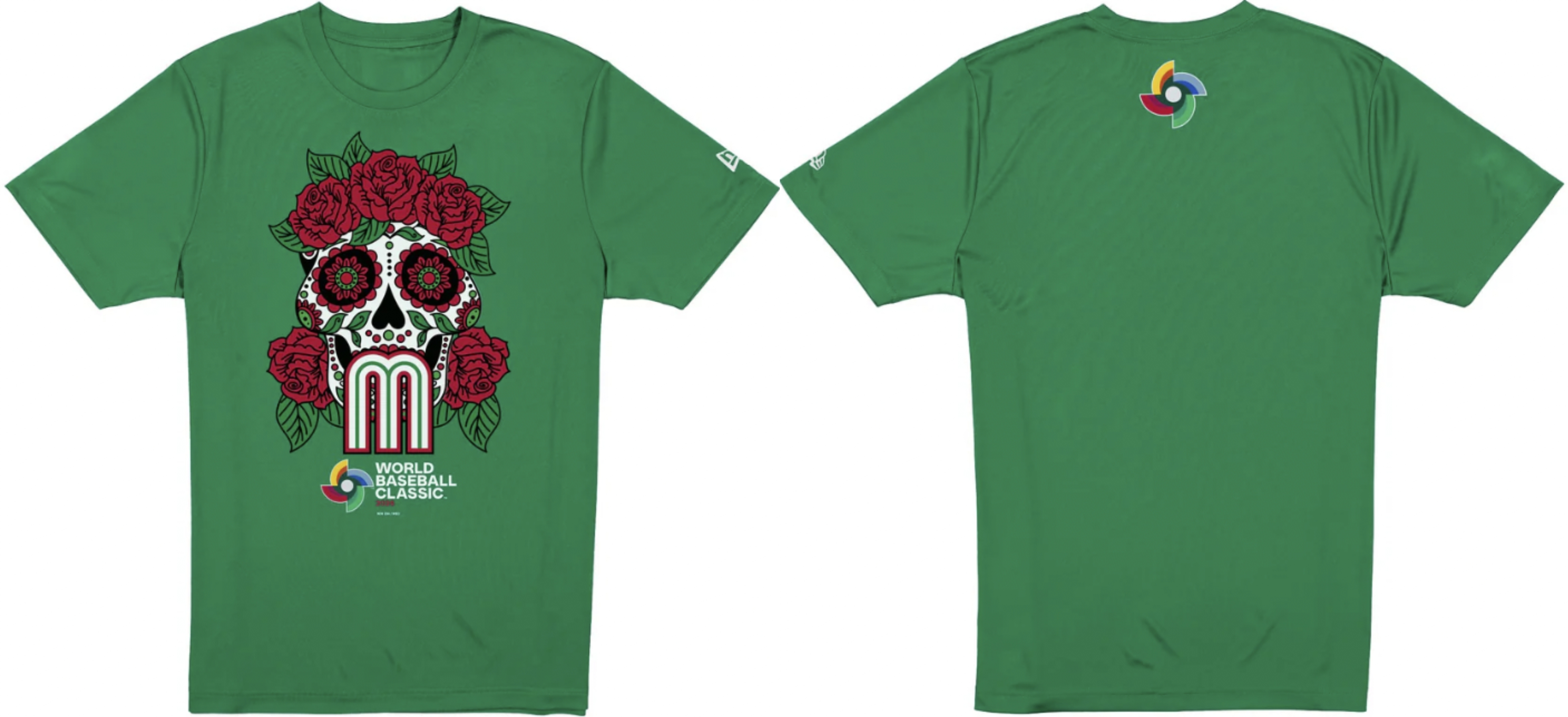 Men's Mexico 2026 World Baseball Classic Green T-Shirt