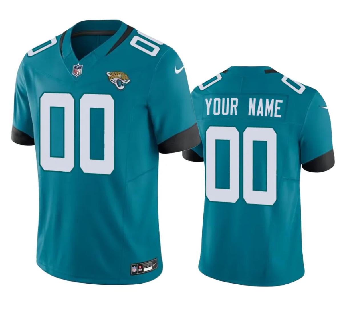 Men's Jacksonville Jaguars Active Player Custom Teal 2023 F.U.S.E Alternate Vapor Untouchable Limited Stitched Football Jersey Men's Jacksonville Jaguars Active Player Custom Teal 2023 F.U.S.E Alternate Vapor Untouchable Limited Stitched Football Jersey