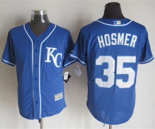 Royals #35 Eric Hosmer Blue Alternate 2 New Cool Base Stitched MLB Jersey Royals #35 Eric Hosmer Blue Alternate 2 New Cool Base Stitched MLB Jersey