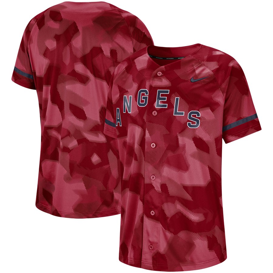 Los Angeles Angels Nike Camo Jersey Red Los Angeles Angels Nike Camo Jersey Red