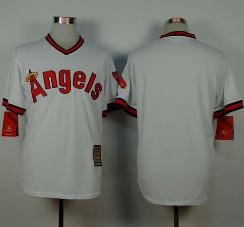 Angels of Anaheim Blank White 1980 Turn Back The Clock Stitched MLB Jersey Angels of Anaheim Blank White 1980 Turn Back The Clock Stitched MLB Jersey