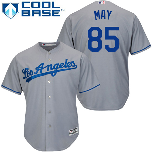 Dodgers #85 Dustin May Grey New Cool Base Stitched MLB Jersey Dodgers #85 Dustin May Grey New Cool Base Stitched MLB Jersey
