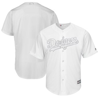 Los Angeles Dodgers Blank Majestic 2019 Players' Weekend Cool Base Team Jersey White Los Angeles Dodgers Blank Majestic 2019 Players' Weekend Cool Base Team Jersey White