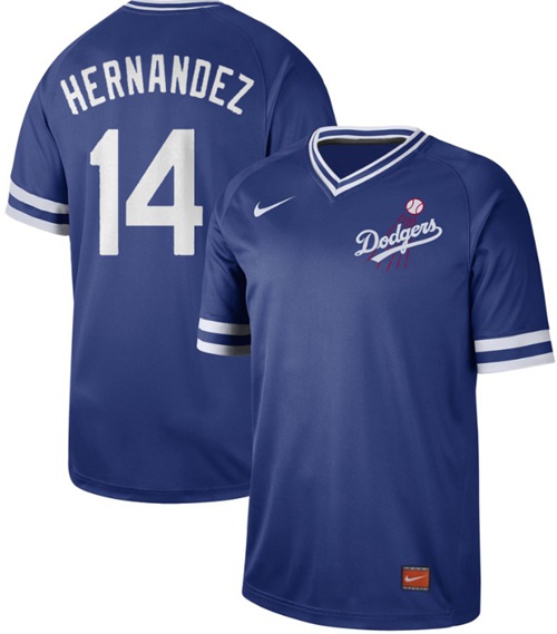 Nike Dodgers #14 Enrique Hernandez Royal Authentic Cooperstown Collection Stitched MLB Jersey Nike Dodgers #14 Enrique Hernandez Royal Authentic Cooperstown Collection Stitched MLB Jersey