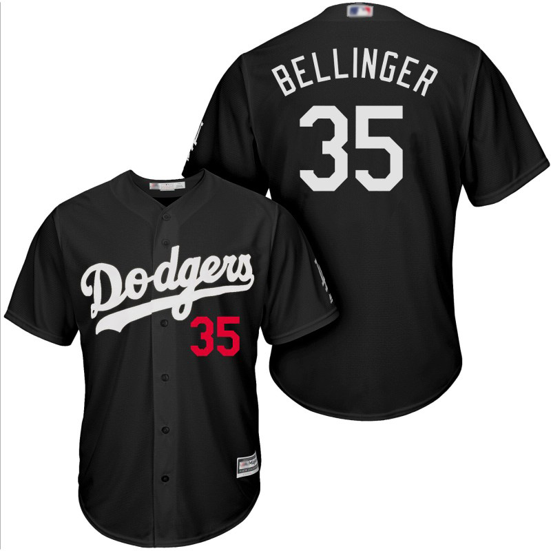 Dodgers #35 Cody Bellinger Black Turn Back The Clock Stitched MLB Jersey Dodgers #35 Cody Bellinger Black Turn Back The Clock Stitched MLB Jersey