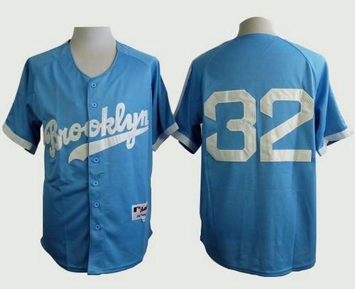 Dodgers #32 Sandy Koufax Light Blue Cooperstown Stitched MLB Jersey Dodgers #32 Sandy Koufax Light Blue Cooperstown Stitched MLB Jersey