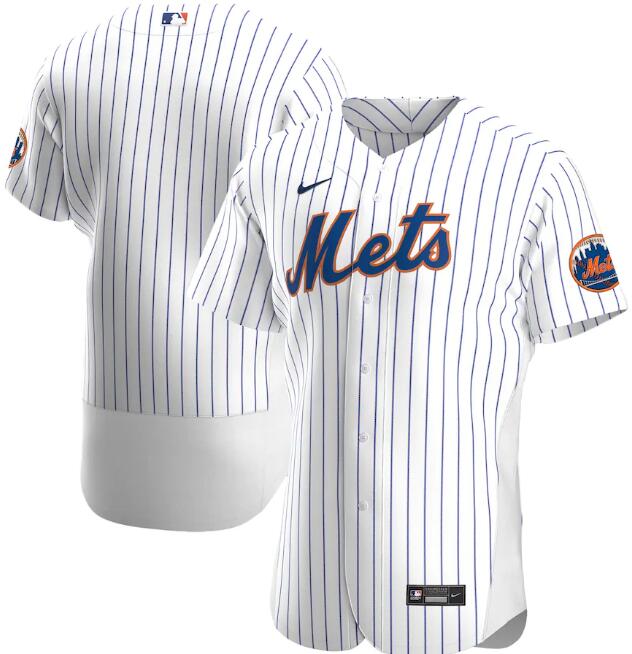 Men's New York Mets Blank White MLB Flex Base Stitched Jersey Men's New York Mets Blank White MLB Flex Base Stitched Jersey