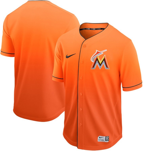 Nike marlins Blank Orange Fade Authentic Stitched MLB Jersey Nike marlins Blank Orange Fade Authentic Stitched MLB Jersey
