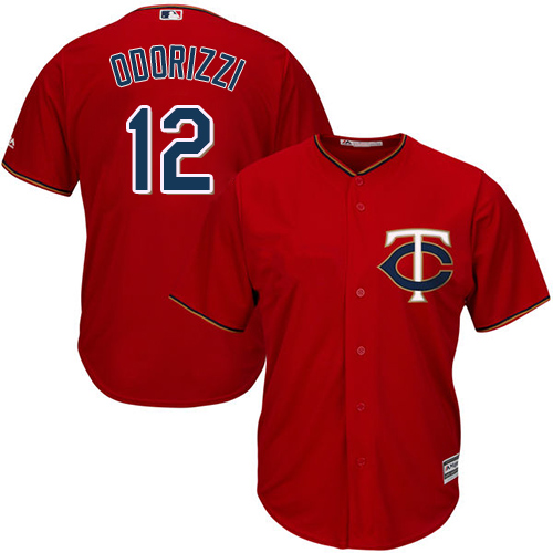 Twins #12 Jake Odorizzi Red Cool Base Stitched MLB Jersey Twins #12 Jake Odorizzi Red Cool Base Stitched MLB Jersey