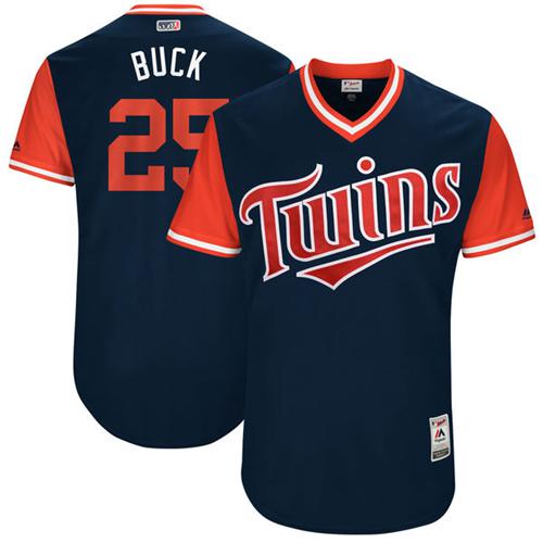 Twins #25 Byron Buxton Navy 