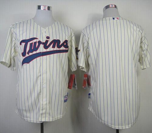 Twins Blank Cream Cool Base Stitched MLB Jersey Twins Blank Cream Cool Base Stitched MLB Jersey