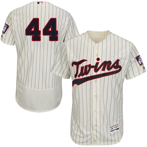 Twins #44 Kyle Gibson Cream Strip Flexbase Authentic Collection Stitched MLB Jersey Twins #44 Kyle Gibson Cream Strip Flexbase Authentic Collection Stitched MLB Jersey