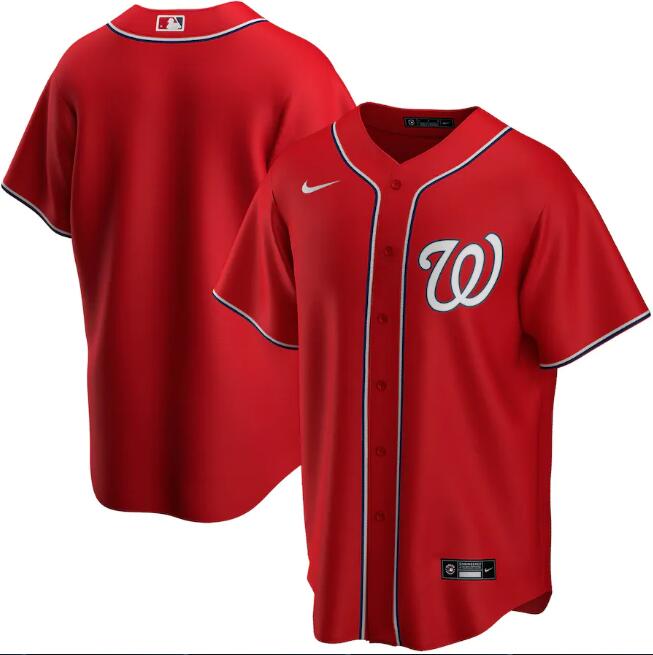 Men's Washington Nationals Blank Red MLB Cool Base Stitched Jersey Men's Washington Nationals Blank Red MLB Cool Base Stitched Jersey