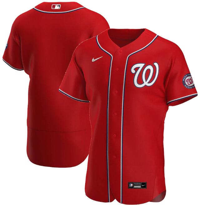 Men's Washington Nationals Blank Red MLB Flex Base Stitched Jersey Men's Washington Nationals Blank Red MLB Flex Base Stitched Jersey
