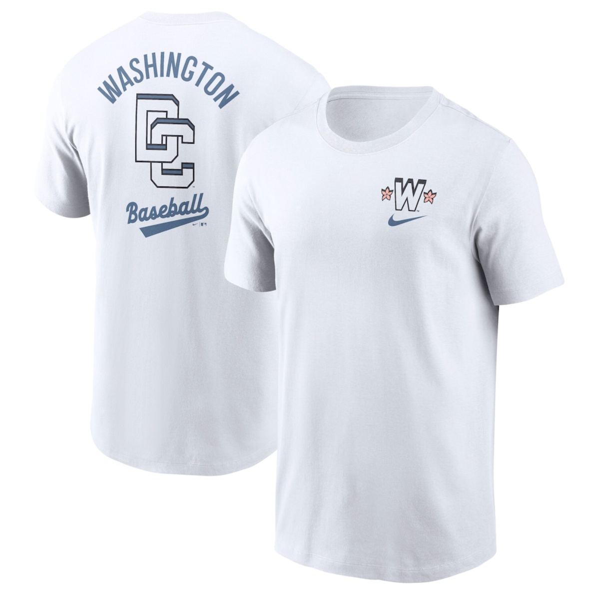 Men's Washington Nationals White 2025 City Connect T-Shirt Men's Washington Nationals White 2025 City Connect T-Shirt