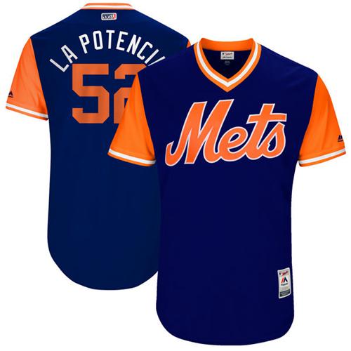 Mets #52 Yoenis Cespedes Royal 