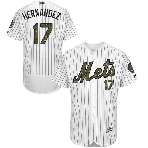 Mets #17 Keith Hernandez White(Blue Strip) Flexbase Authentic Collection Memorial Day Stitched MLB Jersey Mets #17 Keith Hernandez White(Blue Strip) Flexbase Authentic Collection Memorial Day Stitched MLB Jersey