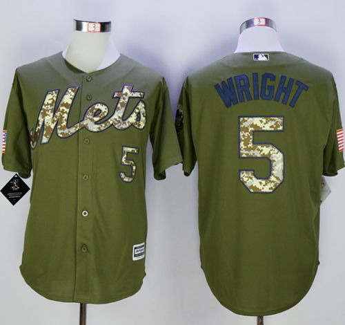 Mets #5 David Wright Green Camo New Cool Base Stitched MLB Jersey Mets #5 David Wright Green Camo New Cool Base Stitched MLB Jersey