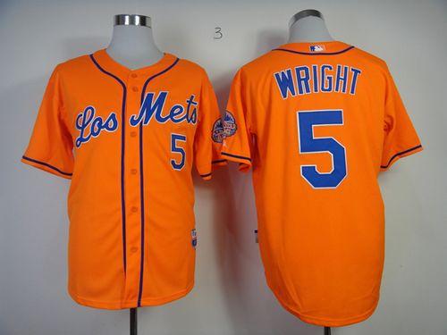 Mets #5 David Wright Orange Los Mets Cool Base Stitched MLB Jersey Mets #5 David Wright Orange Los Mets Cool Base Stitched MLB Jersey