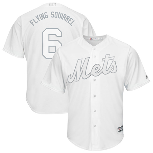 Mets #6 Jeff McNeil White "Flying Squirrel" Players Weekend Cool Base Stitched MLB Jersey Mets #6 Jeff McNeil White "Flying Squirrel" Players Weekend Cool Base Stitched MLB Jersey