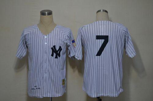 Mitchell And Ness 1951 Yankees #7 Mickey Mantle White Throwback Stitched MLB Jersey Mitchell And Ness 1951 Yankees #7 Mickey Mantle White Throwback Stitched MLB Jersey