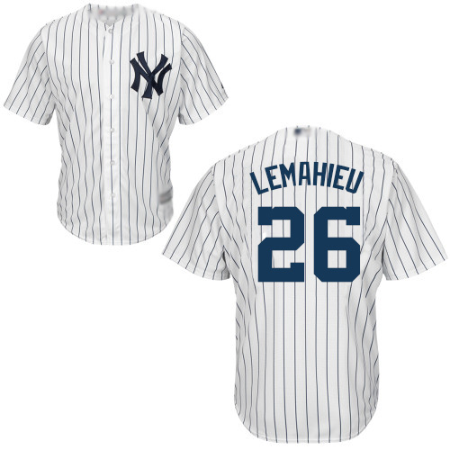 Yankees #26 DJ LeMahieu White Strip New Cool Base Stitched MLB Jersey Yankees #26 DJ LeMahieu White Strip New Cool Base Stitched MLB Jersey