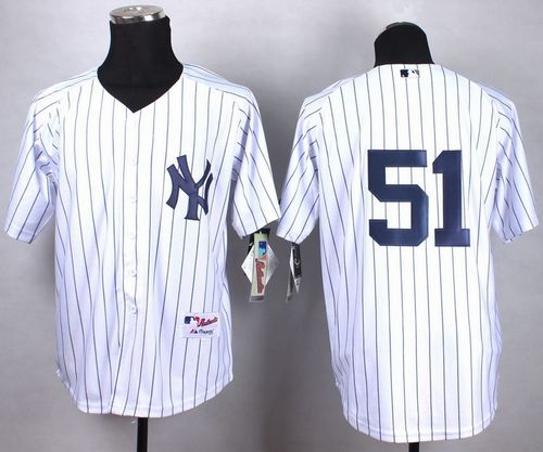 Yankees #51 Bernie Williams White Cool Base Stitched MLB Jersey Yankees #51 Bernie Williams White Cool Base Stitched MLB Jersey