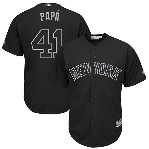 Yankees #41 Miguel Andujar Black 
