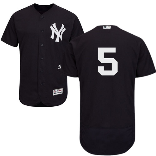 Yankees #5 Joe DiMaggio Navy Blue Flexbase Authentic Collection Stitched MLB Jersey Yankees #5 Joe DiMaggio Navy Blue Flexbase Authentic Collection Stitched MLB Jersey