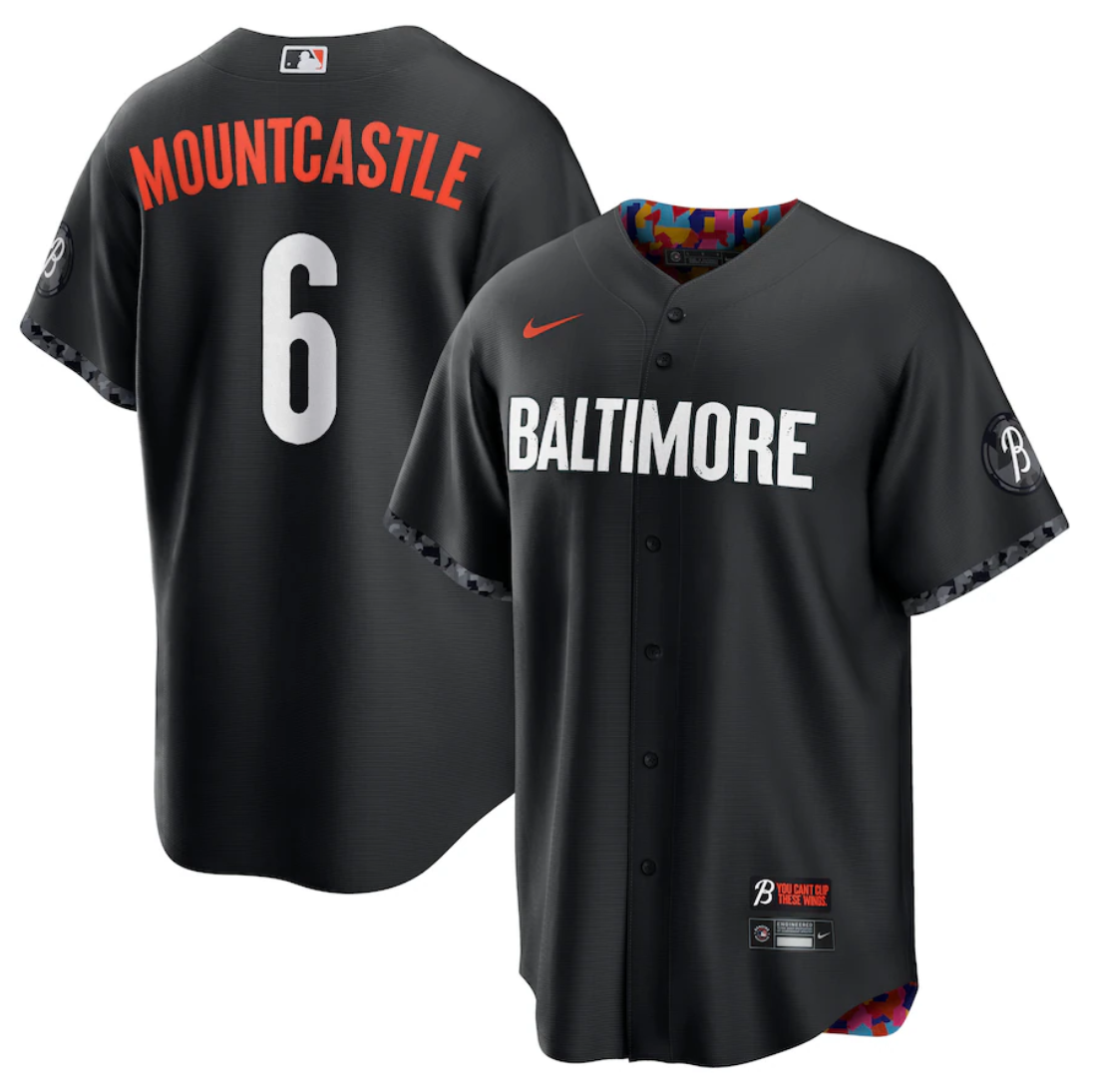 Men's Baltimore Orioles Active Player Custom Black 2023 City Connect Cool Base Stitched Baseball Jersey Men's Baltimore Orioles Active Player Custom Black 2023 City Connect Cool Base Stitched Baseball Jersey