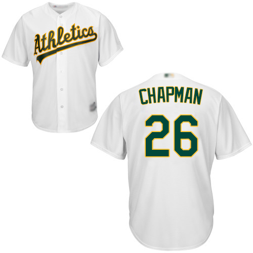 Athletics #26 Matt Chapman White New Cool Base Stitched MLB Jersey Athletics #26 Matt Chapman White New Cool Base Stitched MLB Jersey