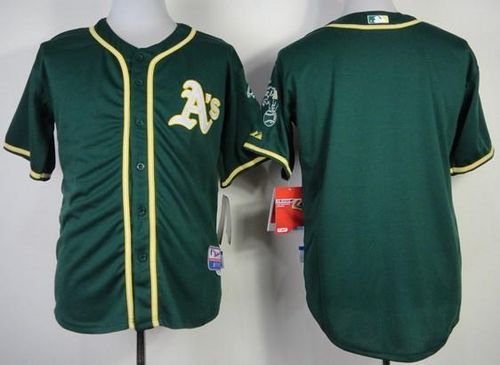 Athletics Blank Green Cool Base Stitched MLB Jersey Athletics Blank Green Cool Base Stitched MLB Jersey