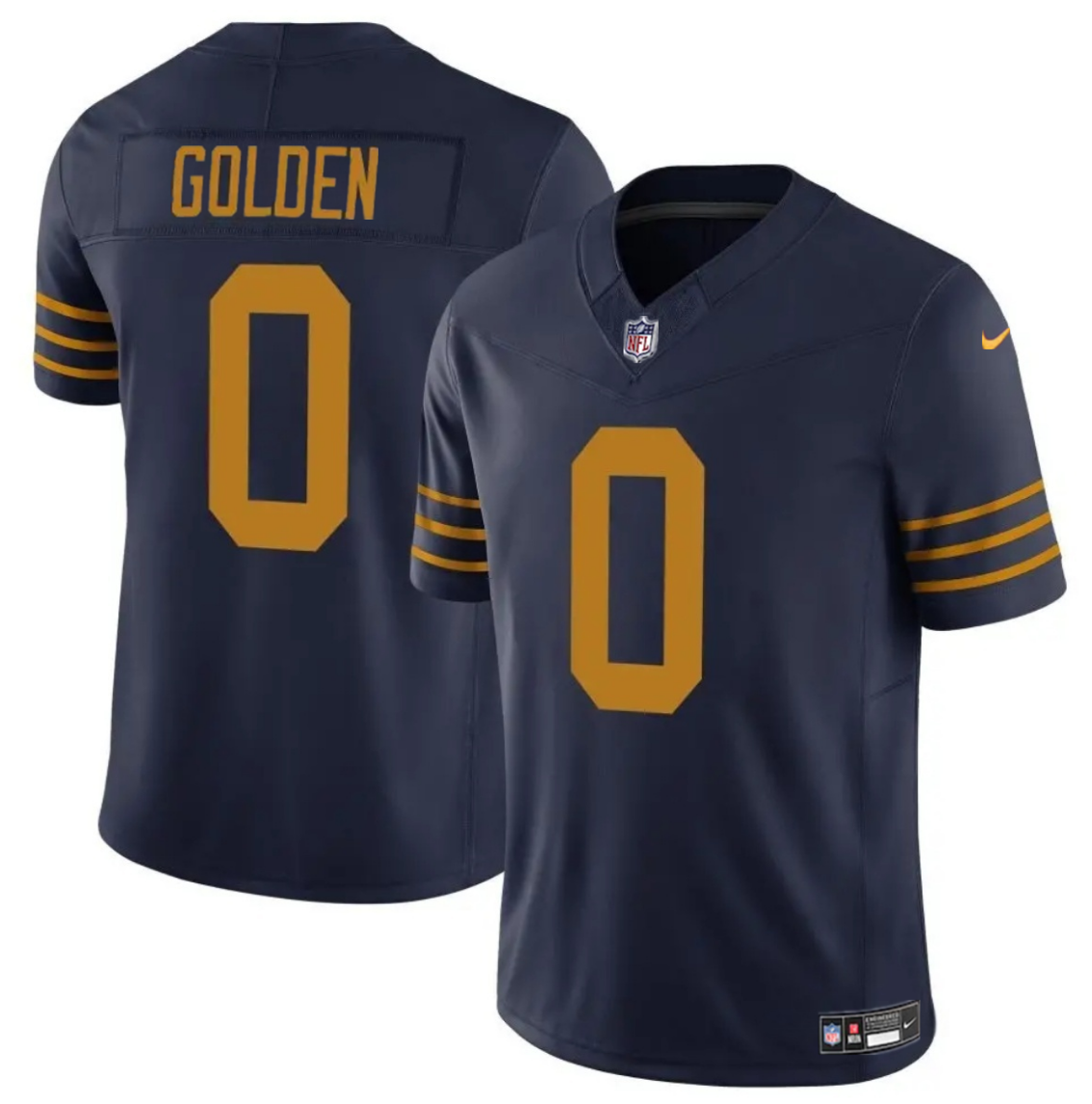 Men's Green Bay Packers #0 Matthew Golden Navy The 1923 Classic Vapor F.U.S.E. Limited Stitched Football Jersey Men's Green Bay Packers #0 Matthew Golden Navy The 1923 Classic Vapor F.U.S.E. Limited Stitched Football Jersey