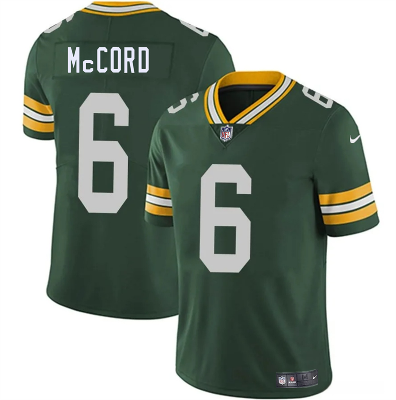 Men's Green Bay Packers #6 Kyle McCord Green 2026 Vapor Untouchable Limited Stitched Football Jersey