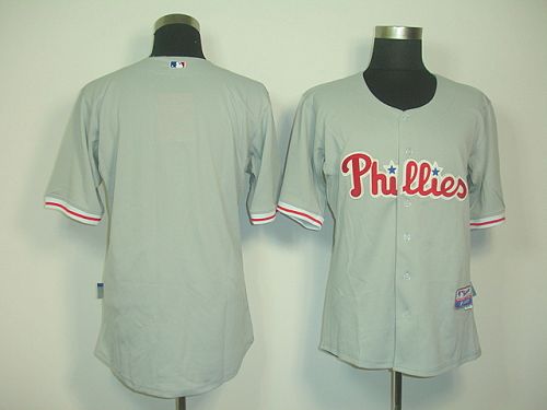 Phillies Blank Grey Cool Base Stitched MLB Jersey Phillies Blank Grey Cool Base Stitched MLB Jersey