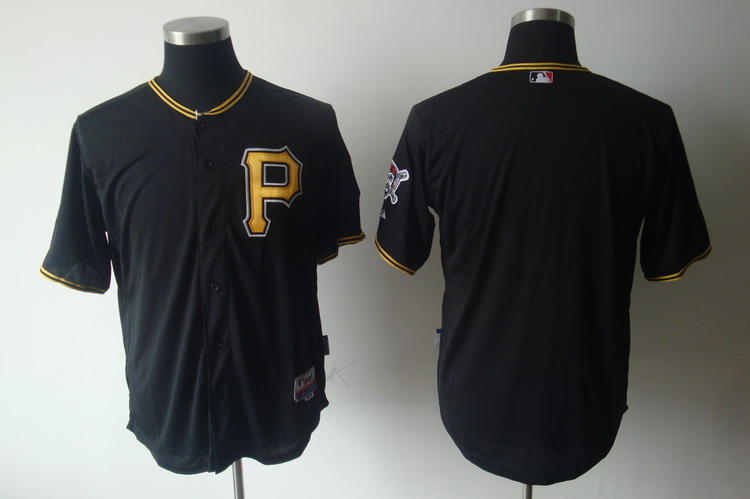 Pirates Blank Black Cool Base Stitched MLB Jersey Pirates Blank Black Cool Base Stitched MLB Jersey