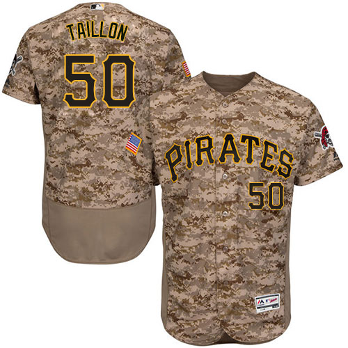 Pirates #50 Jameson Taillon Camo Flexbase Authentic Collection Stitched MLB Jersey Pirates #50 Jameson Taillon Camo Flexbase Authentic Collection Stitched MLB Jersey