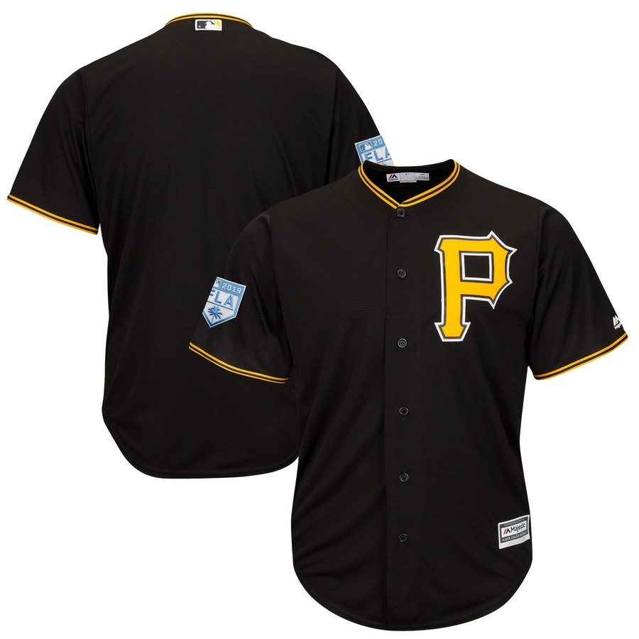 Pirates Blank Black 2019 Spring Training Cool Base Stitched MLB Jersey Pirates Blank Black 2019 Spring Training Cool Base Stitched MLB Jersey