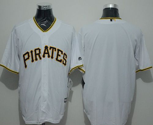 Pirates Blank White New Cool Base Stitched MLB Jersey Pirates Blank White New Cool Base Stitched MLB Jersey