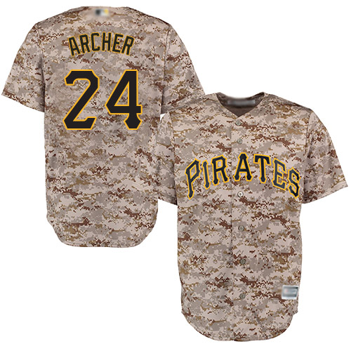 Pirates #24 Chris Archer Camo New Cool Base Stitched MLB Jersey Pirates #24 Chris Archer Camo New Cool Base Stitched MLB Jersey