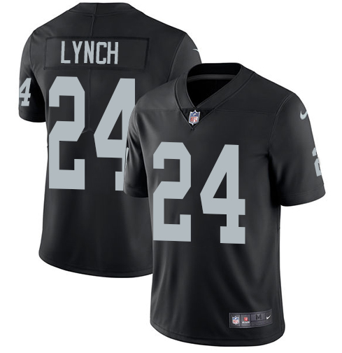 Men's Raiders #24 Marshawn Lynch Black Team Color Stitched NFL Vapor Untouchable Limited Jersey Men's Raiders #24 Marshawn Lynch Black Team Color Stitched NFL Vapor Untouchable Limited Jersey