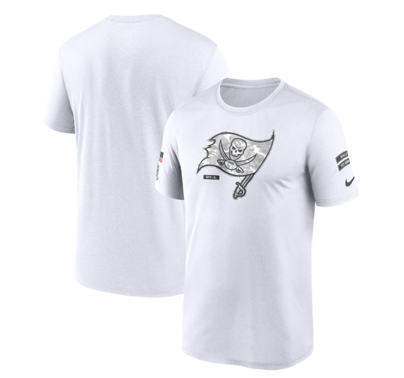 Men's Tampa Bay Buccaneers White 2024 Crucial Catch T-Shirt Men's Tampa Bay Buccaneers White 2024 Crucial Catch T-Shirt
