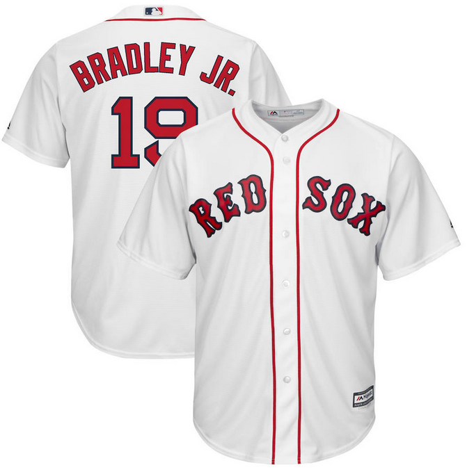 Boston Red Sox #19 Jackie Bradley Jr. Majestic Home Cool Base Player Jersey White Boston Red Sox #19 Jackie Bradley Jr. Majestic Home Cool Base Player Jersey White