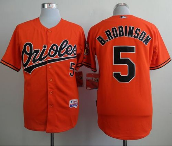 Orioles #5 Brooks Robinson Orange Cool Base Stitched MLB Jersey Orioles #5 Brooks Robinson Orange Cool Base Stitched MLB Jersey