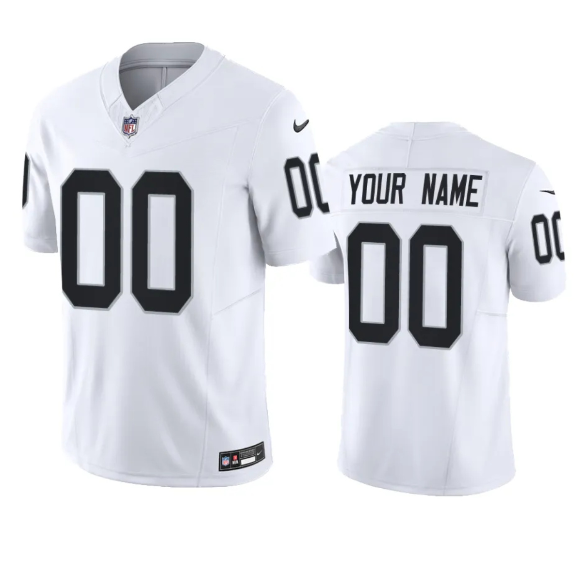 Women's Las Vegas Raiders Active Player Custom White 2023 F.U.S.E Alternate Vapor Untouchable Limited Stitched Football Jersey Women's Las Vegas Raiders Active Player Custom White 2023 F.U.S.E Alternate Vapor Untouchable Limited Stitched Football Jersey