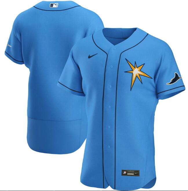 Men's Tampa Bay Rays Blank Blue MLB Flex Base Stitched Jersey Men's Tampa Bay Rays Blank Blue MLB Flex Base Stitched Jersey